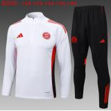 Chándal Bayern Munich 2025/26 ( White Half Zipper) - NIÑOS